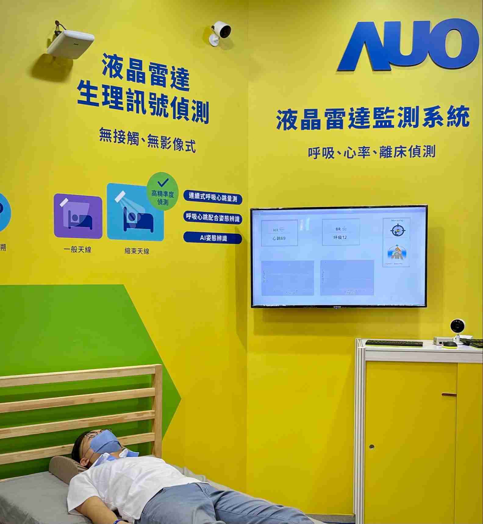 z6尊龙颐康「无接触生理监测雷达」，，，免除传统线路与贴片束缚，，，精准侦测呼吸、、、心跳等重要生理讯号